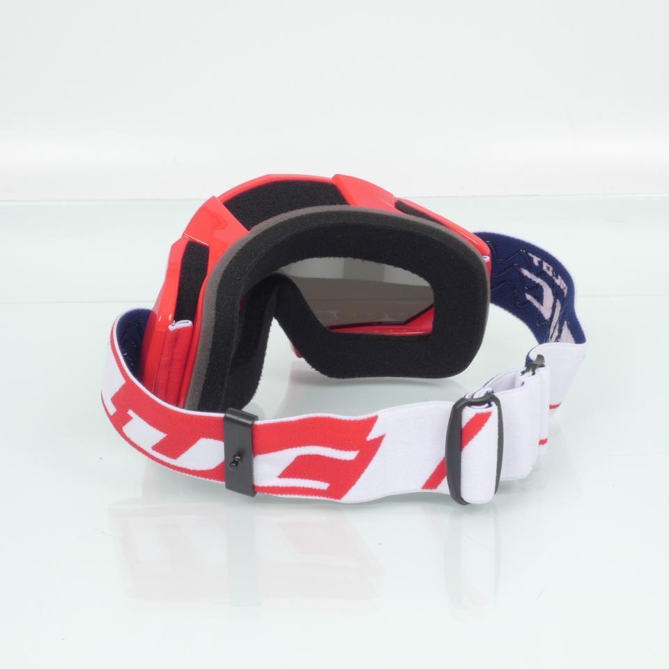 Masque lunette pour casque moto cross enduro Pilot Team Luc1 rouge neuf