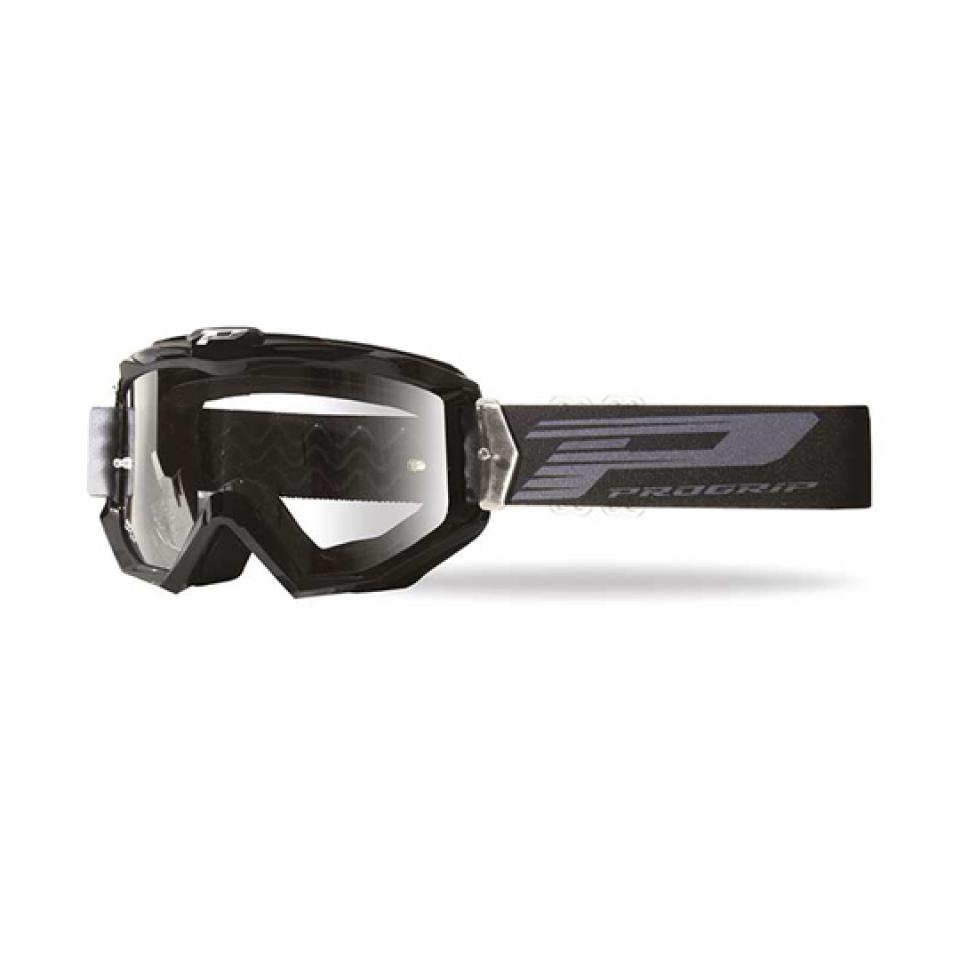 Masque lunette cross noir ProGrip 3201-102-102 pour casque cross enduro TT