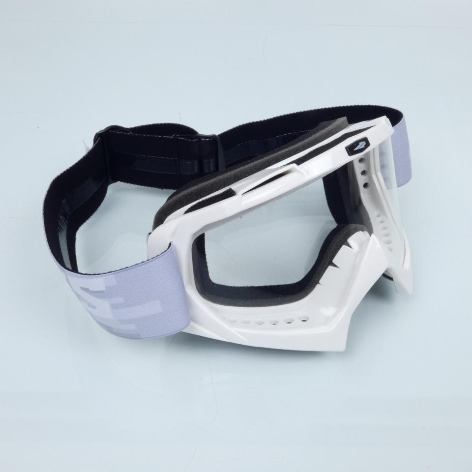 Masque lunette cross Swaps Pixel blanc pour moto supermotard enduro cross Neuf
