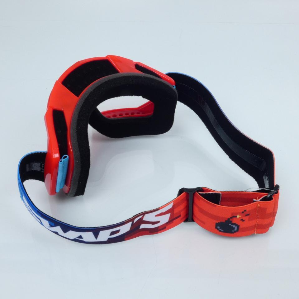 Masque lunette cross Swaps Pixel rouge pour moto supermotard enduro cross Neuf