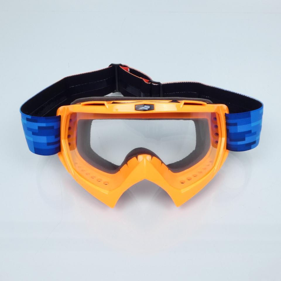 Masque lunette cross Swaps Pixel orange pour moto supermotard enduro cross Neuf