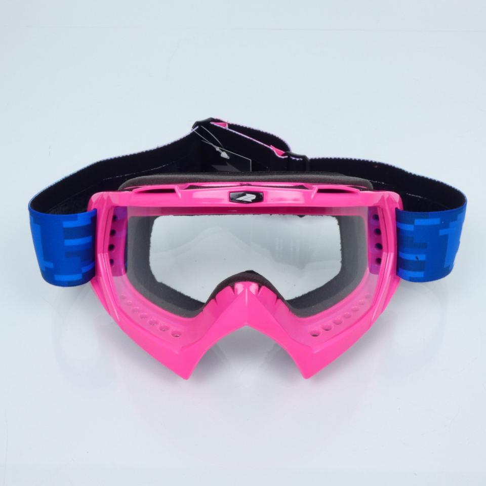 Masque lunette cross Swaps Pixel rose pour moto supermotard enduro cross TT Neuf