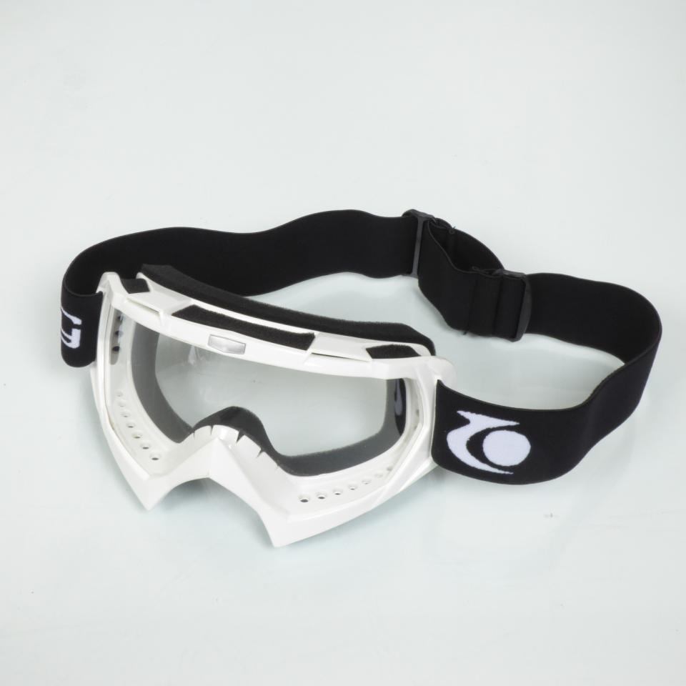Masque lunette cross blanc Trendy YH16 / MTC01 Neuf pour moto 50 à boite