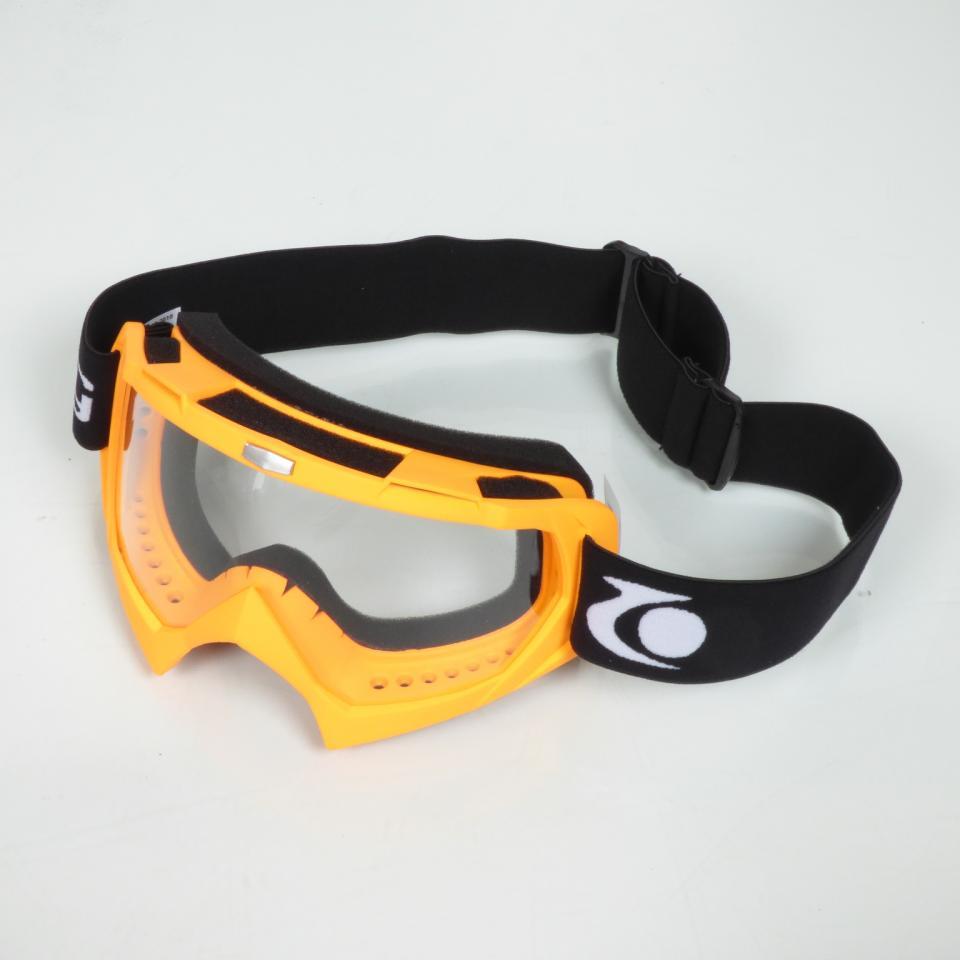 Masque lunette cross orange fluo mat Trendy YH16 / MTC01 pour moto 50 à boite