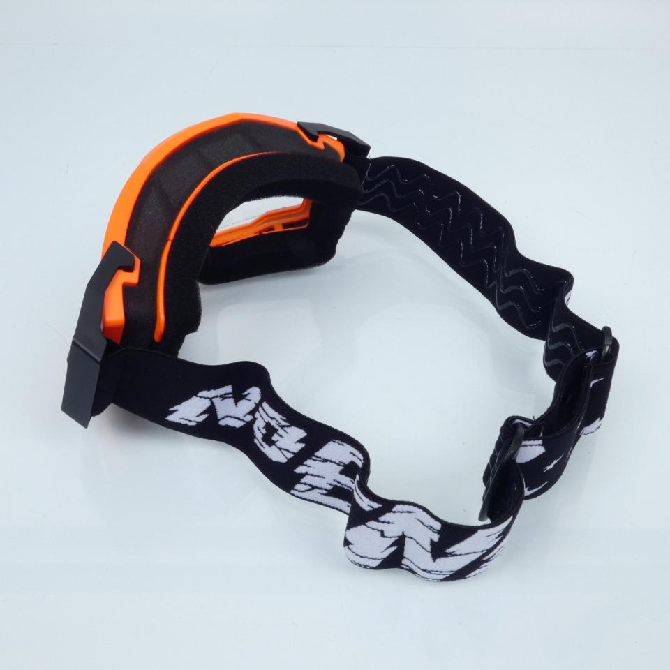 Masque lunette cross Noend 7.2 Cracked Series orange pour moto supermotard Neuf