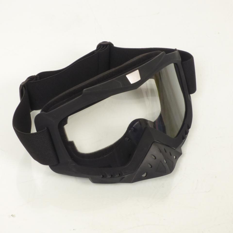 Masque lunette cross noir Nexone pour motocross enduro TT tout terrain Neuf
