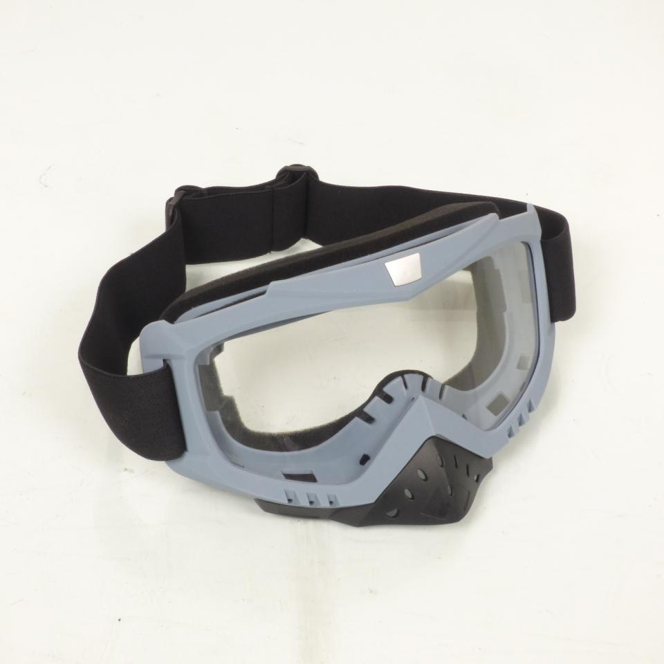 Masque lunette cross gris Nexone pour motocross enduro TT tout terrain Neuf