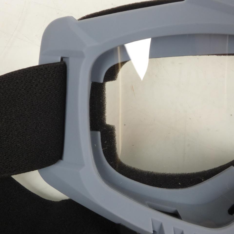 Masque lunette cross gris Nexone pour motocross enduro TT tout terrain Neuf