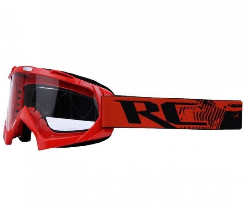 Lunette masque pour moto quad cross enduro de marque RC coloris rouge neuf