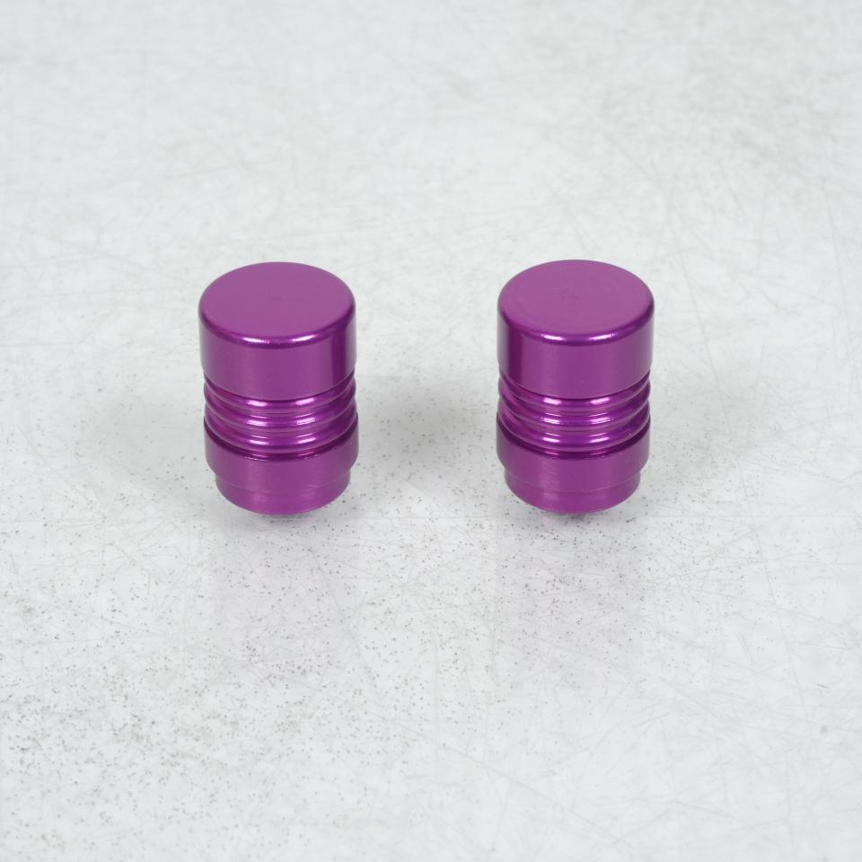 Paire de bouchon de valve anodisé Violet 3AS Racing pour moto 3CV00013 Neuf