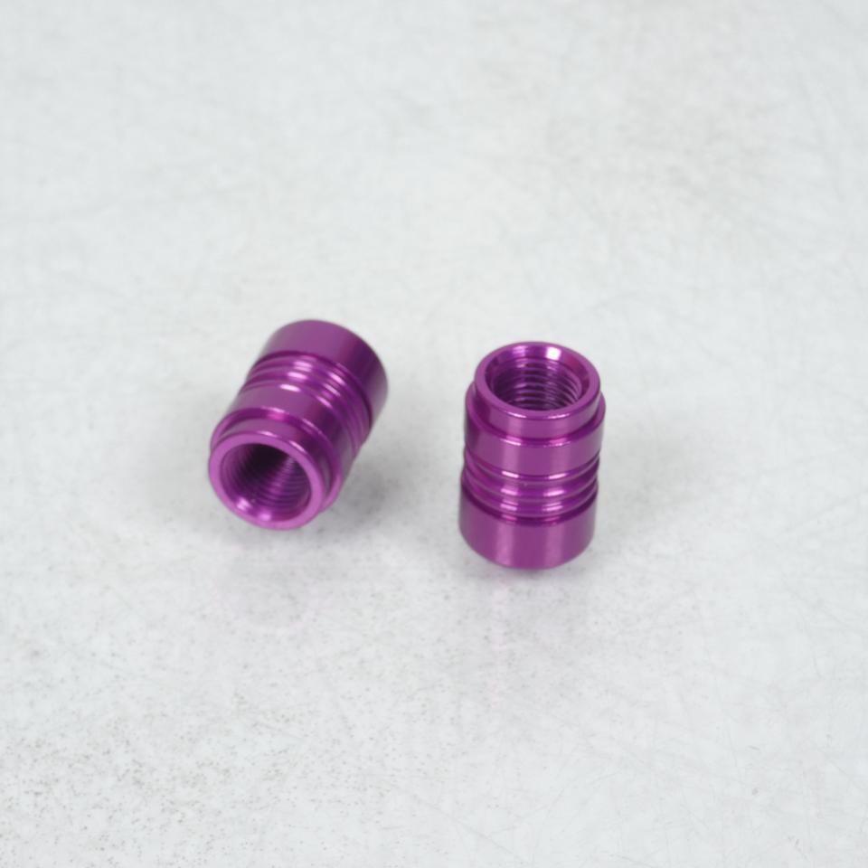 Paire de bouchon de valve anodisé Violet 3AS Racing pour moto 3CV00013 Neuf