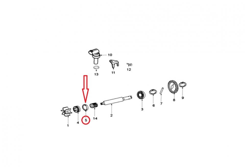 Joint spi pompe eau pour scooter Peugeot 125 PULSION 1173835200 12x28x7mm Neuf