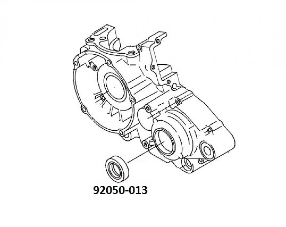 Joint spi moteur 25x37.2x6 pour moto Kawasaki 125 KX 1974-1993 92050-013 SC25376