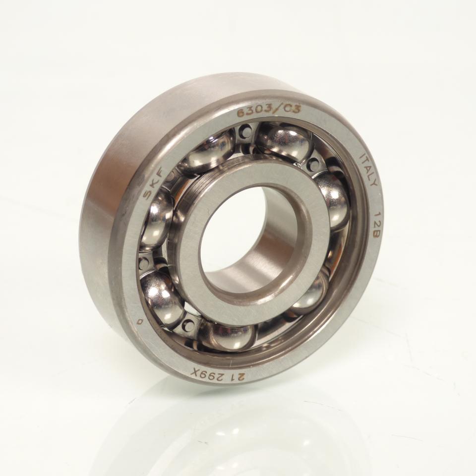 Roulement moteur SKF 6303/C3 Ø17x47x14mm pour moto Minarelli 50 AM6 227687 Neuf
