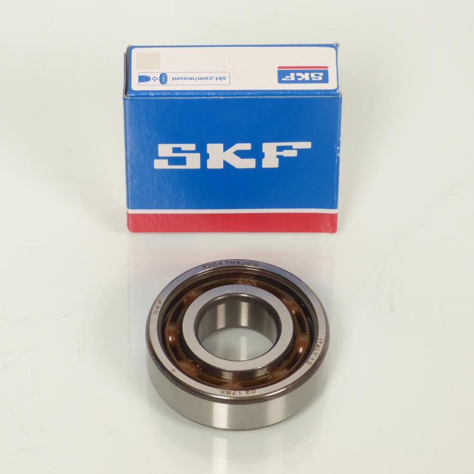 Roulement moteur SKF 6204 TN9/C3 Ø20x47x14mm pour scooter MBK 50 Spirit Neuf