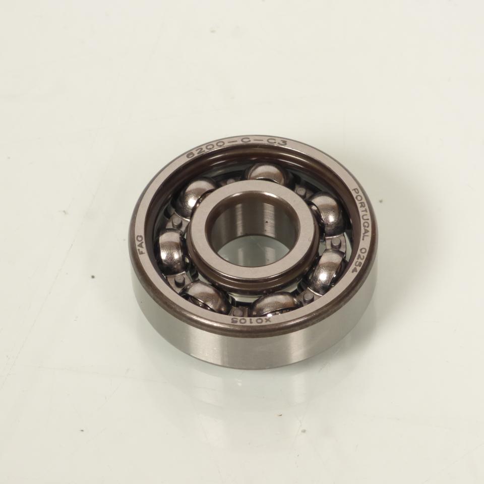 Roulement moteur FAG 6200/C3 Ø10x30x9mm pour moto Neuf