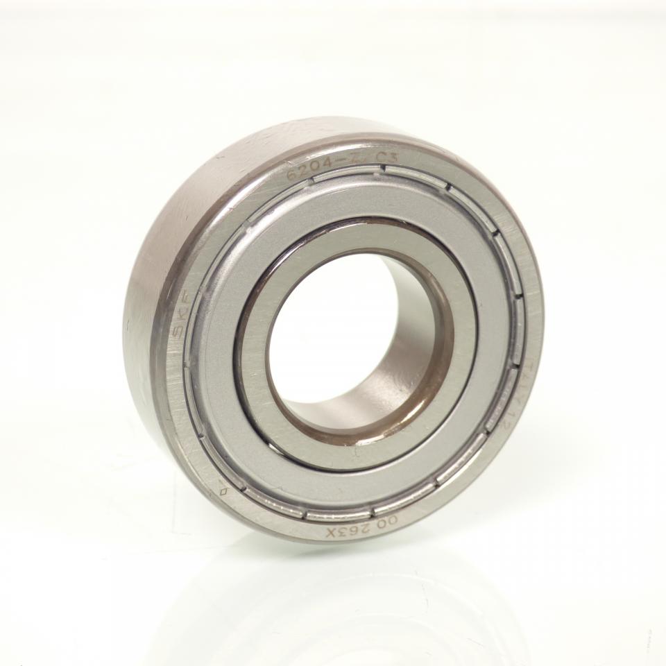 Roulement moteur SKF 6204-Z/C3 Ø20x47x14mm pour moto scooter 50 Neuf
