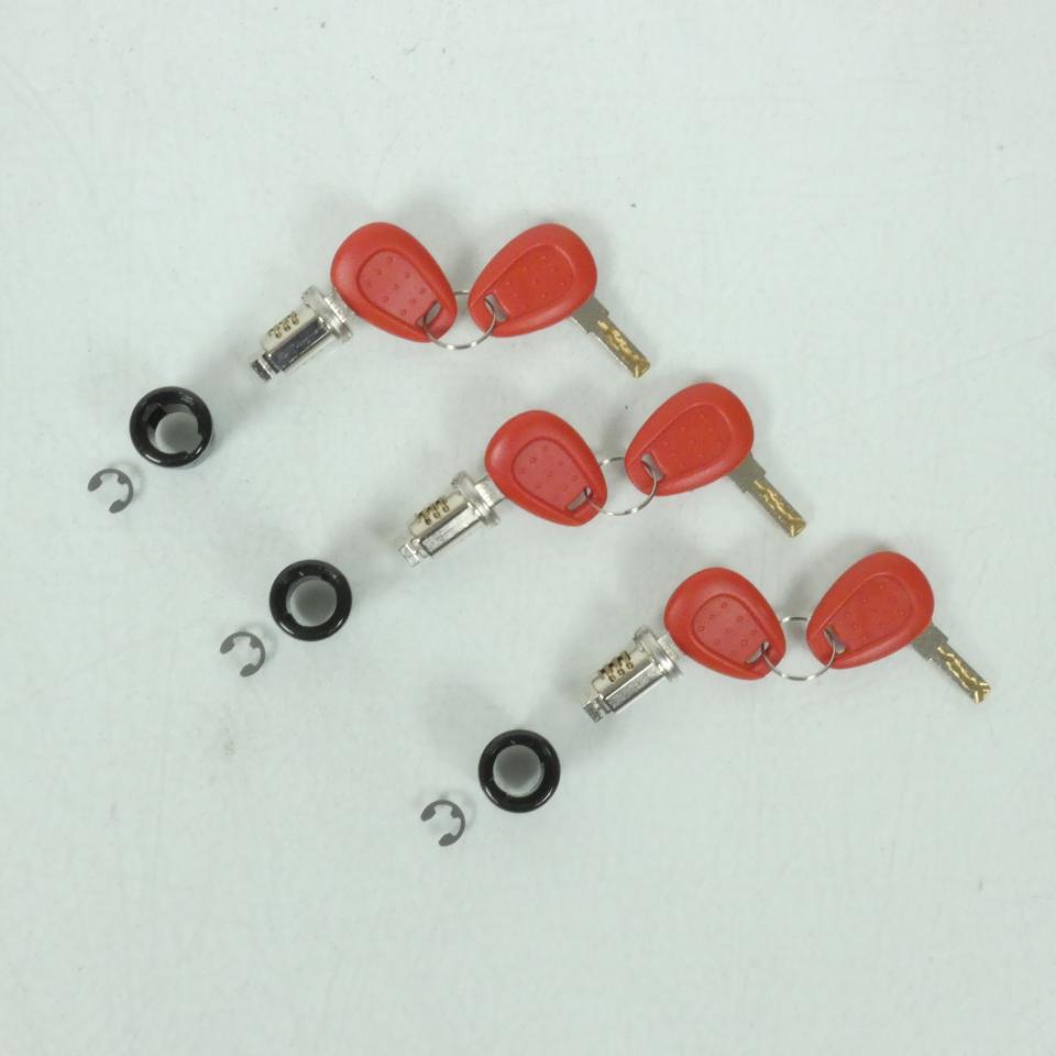 Kit 3 barillets 6 clés pour top case valises GIVI pour moto Z228 Neuf