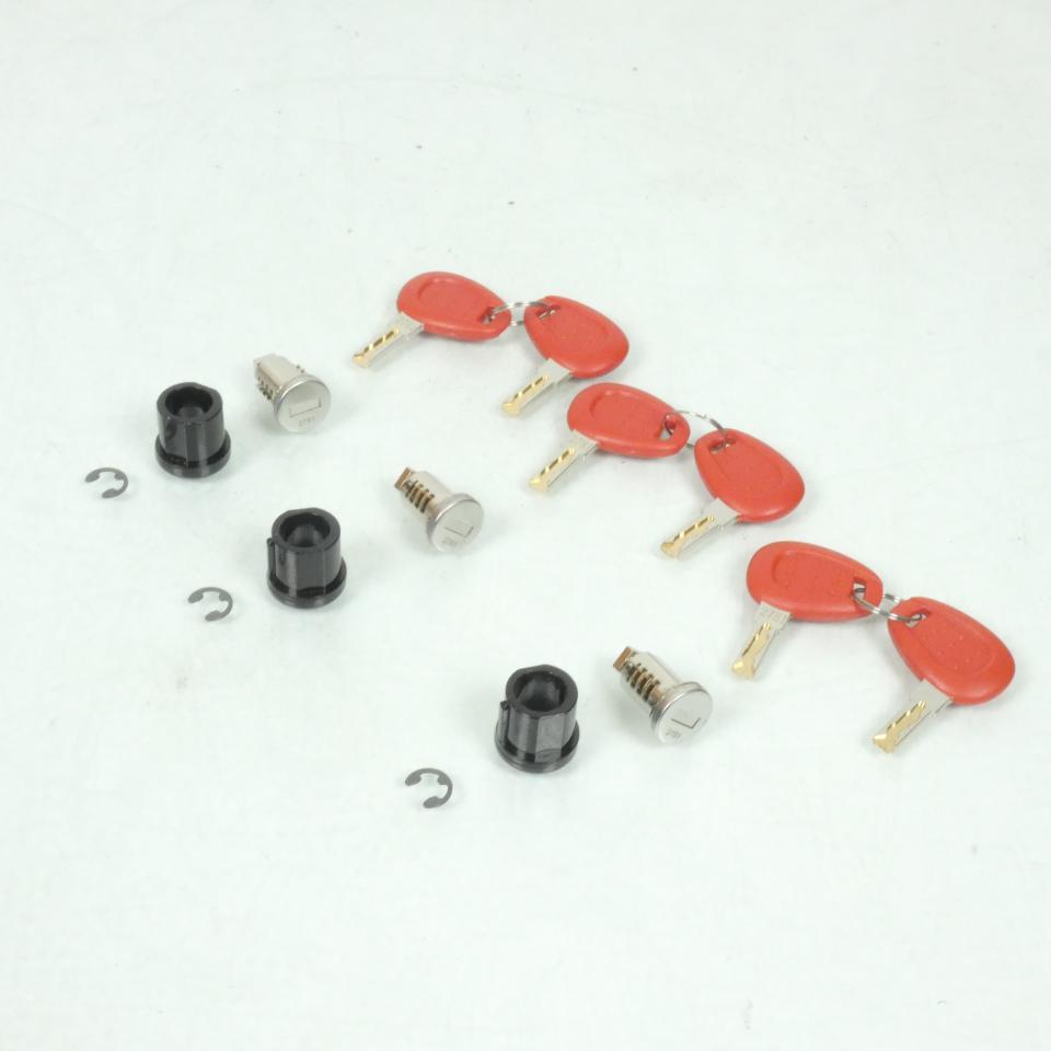 Kit 3 barillets 6 clés pour top case valises GIVI pour moto Z228 Neuf