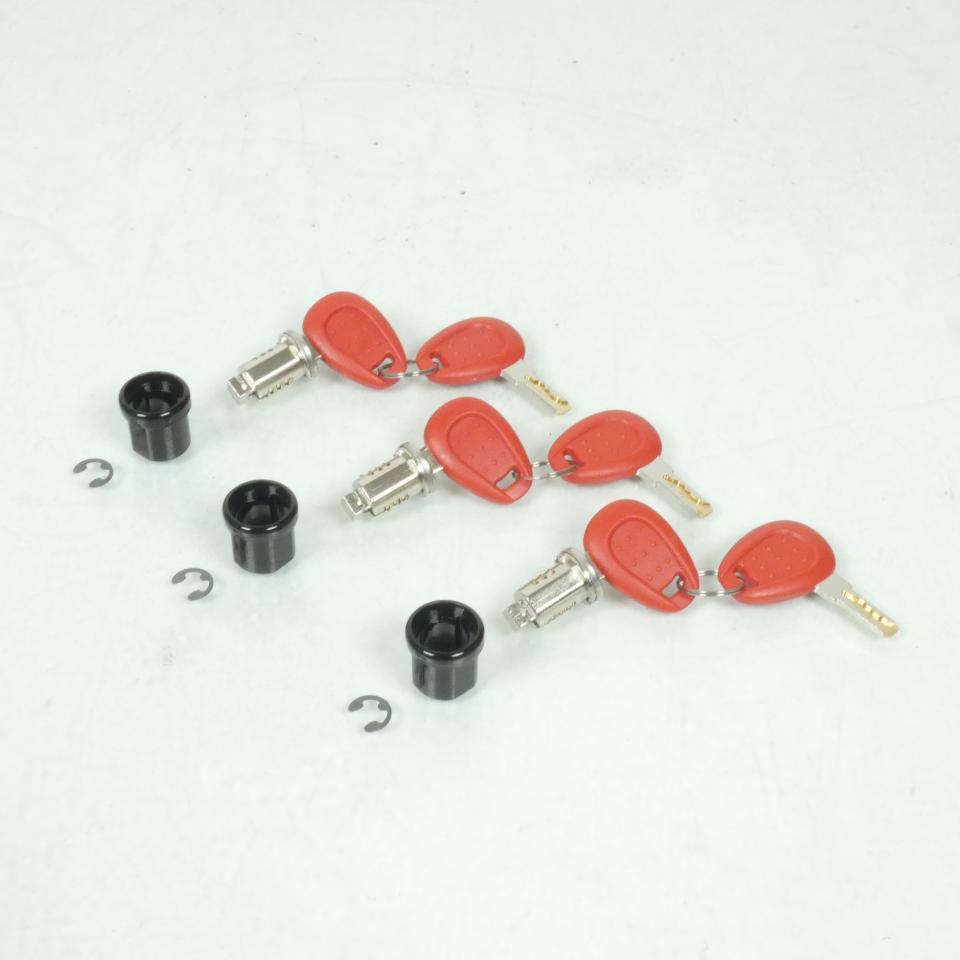 Kit 3 barillets 6 clés pour top case valises GIVI pour moto Z228 Neuf