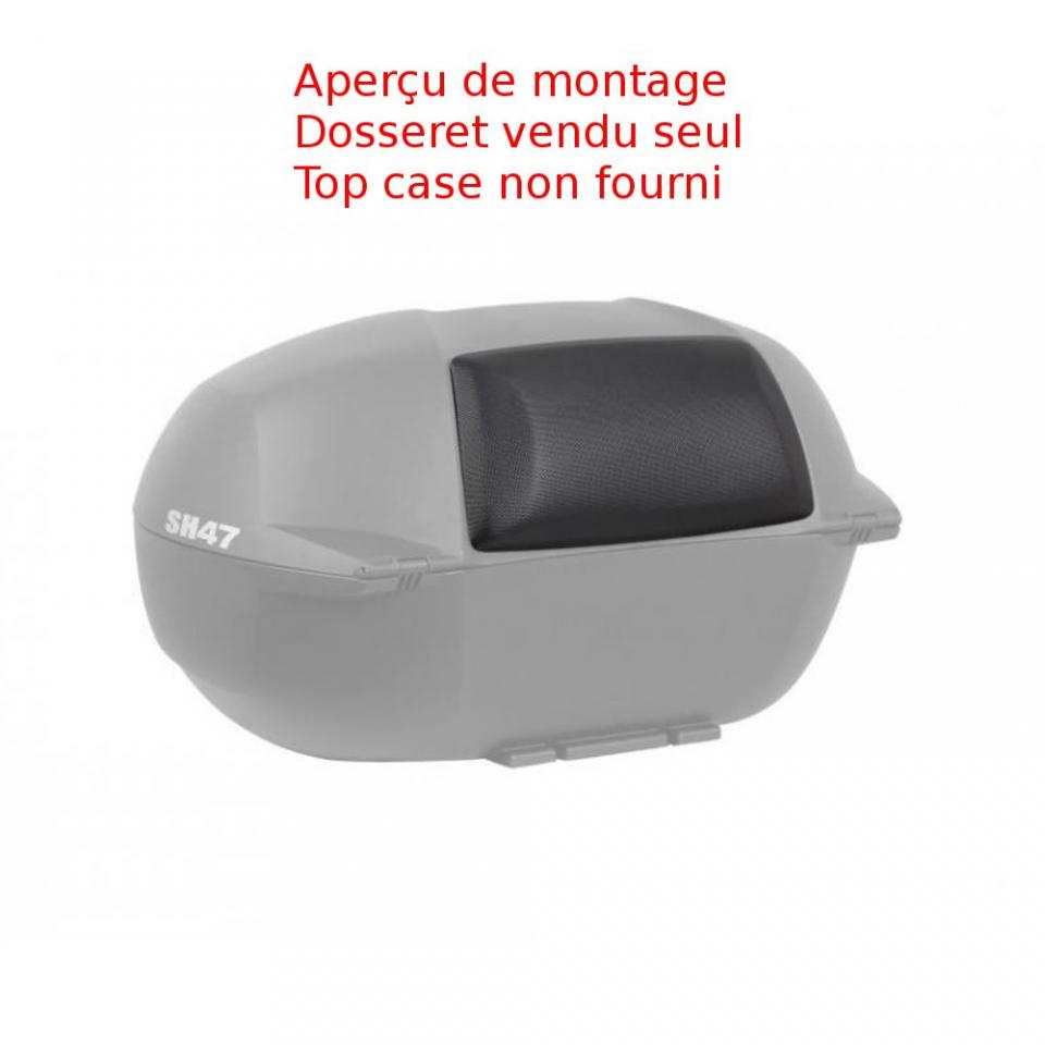 Dosseret passager DORI47 pour top case Shad SH47 pour deux roues moto Neuf