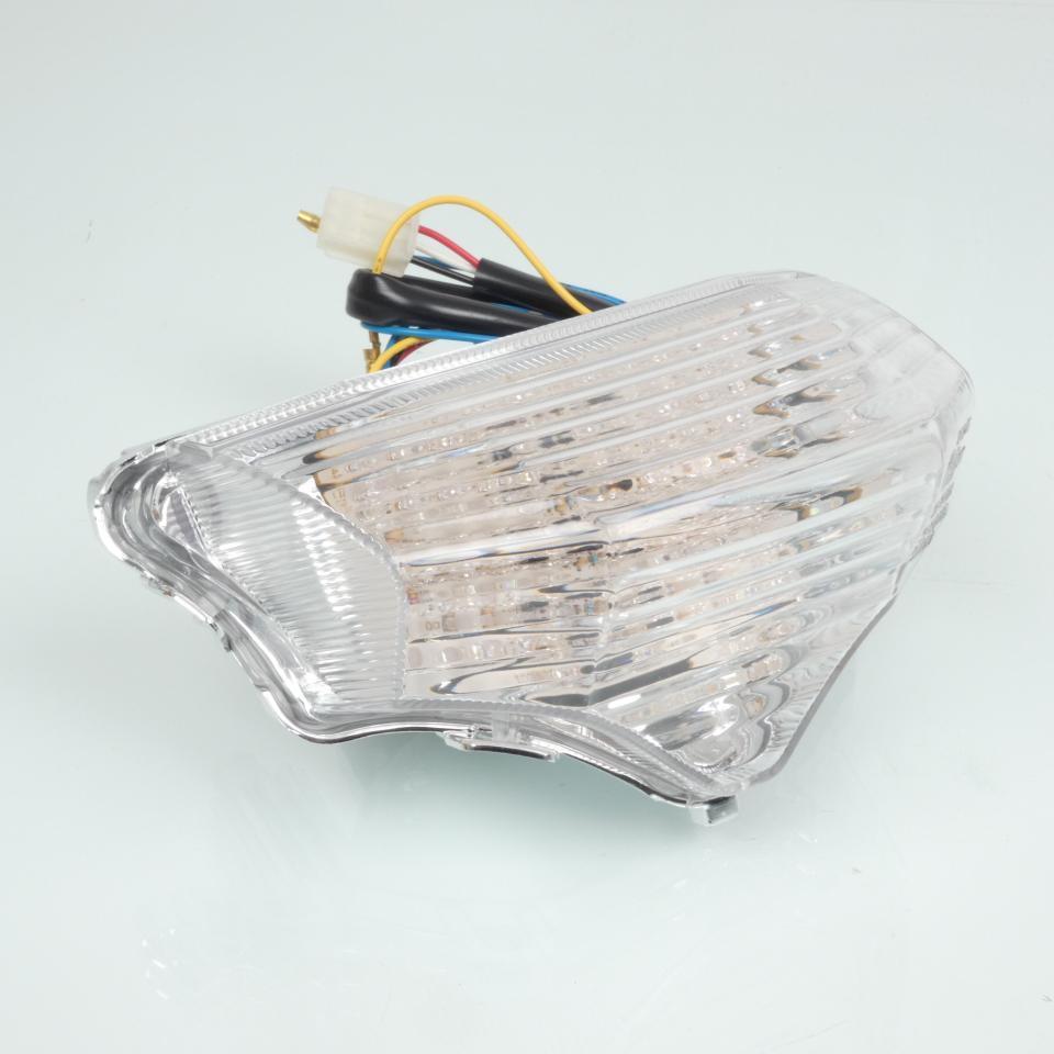 Feu arrière Bike It pour moto LED transparent / clignotants Neuf