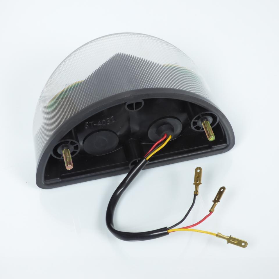 Feu arrière transparent à LED rouge ST-4032 Neuf en destockage pour moto scooter 50