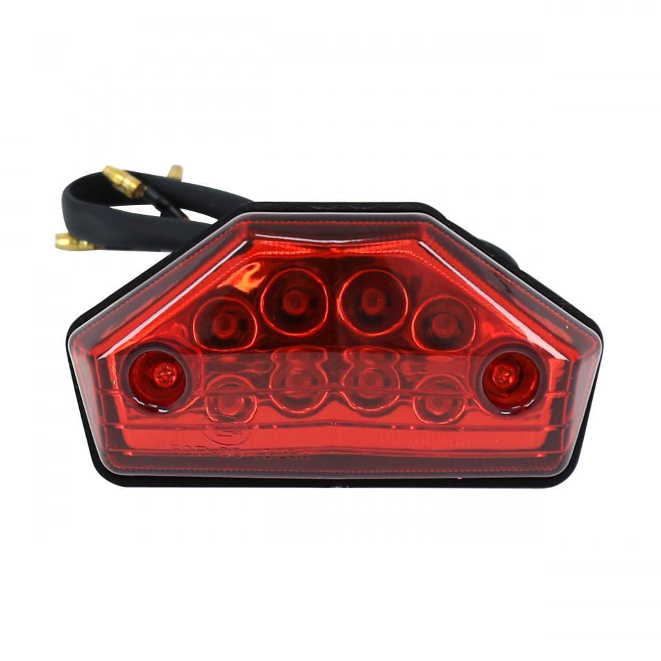 Feu arrière 12V a LED cabochon rouge P2R pour moto Rieju 50 MRT Neuf