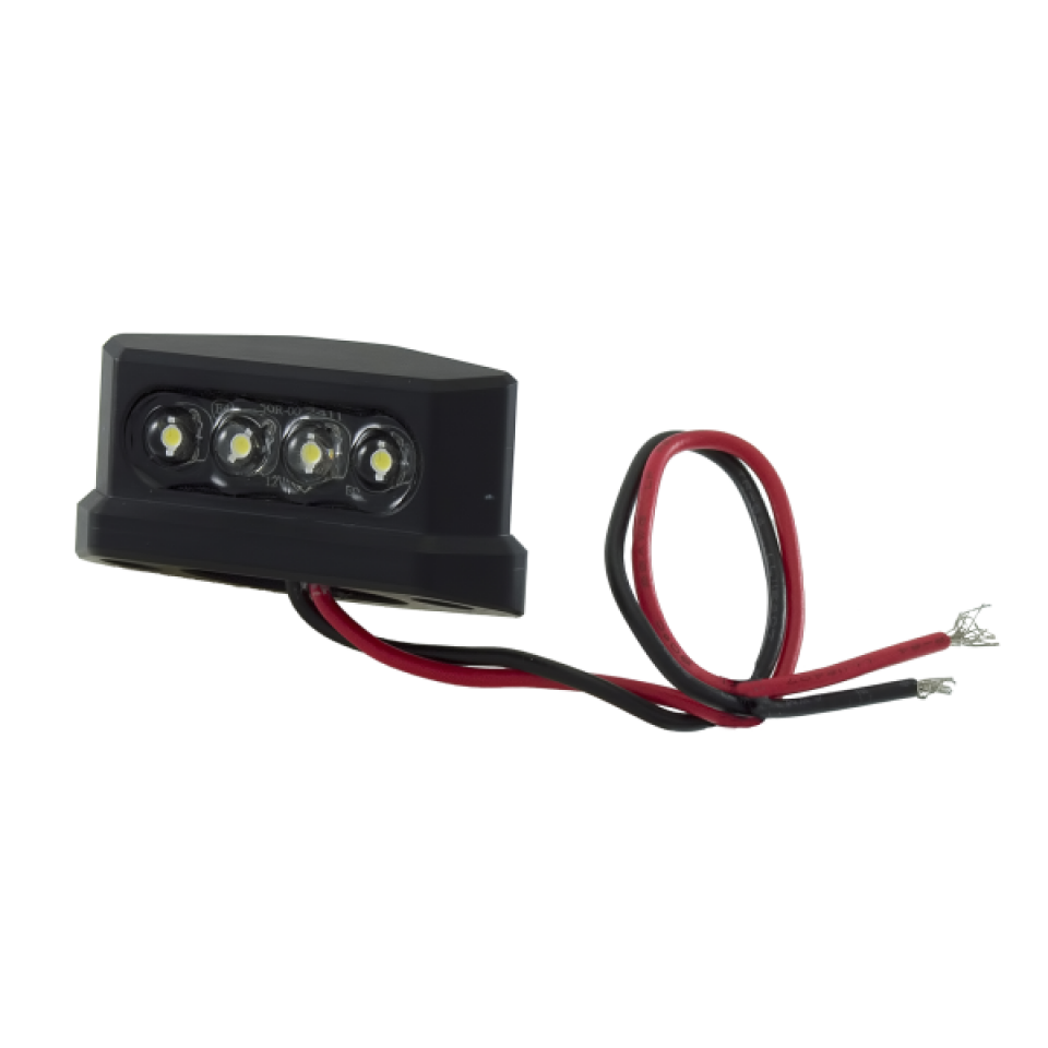 Éclairage de plaque 4 LED 12V homologué RMS pour moto scooter 50 à boîte Neuf