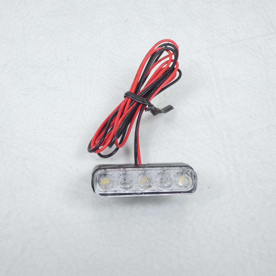 Éclairage de plaque 12V 0.2W 3 LED blanche Chaft DOMINO IN764 pour moto Neuf