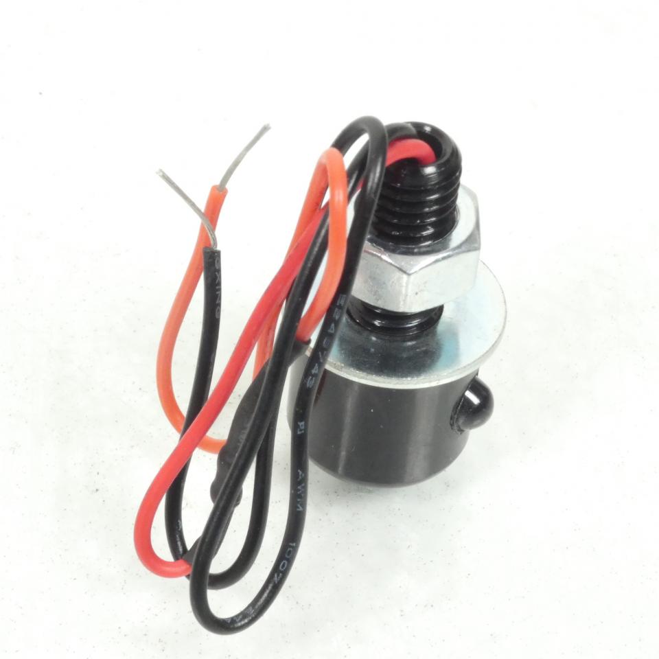 Paire Éclairage de plaque Led 12V anodisé noir  pour moto scooter M8x125 Neuf