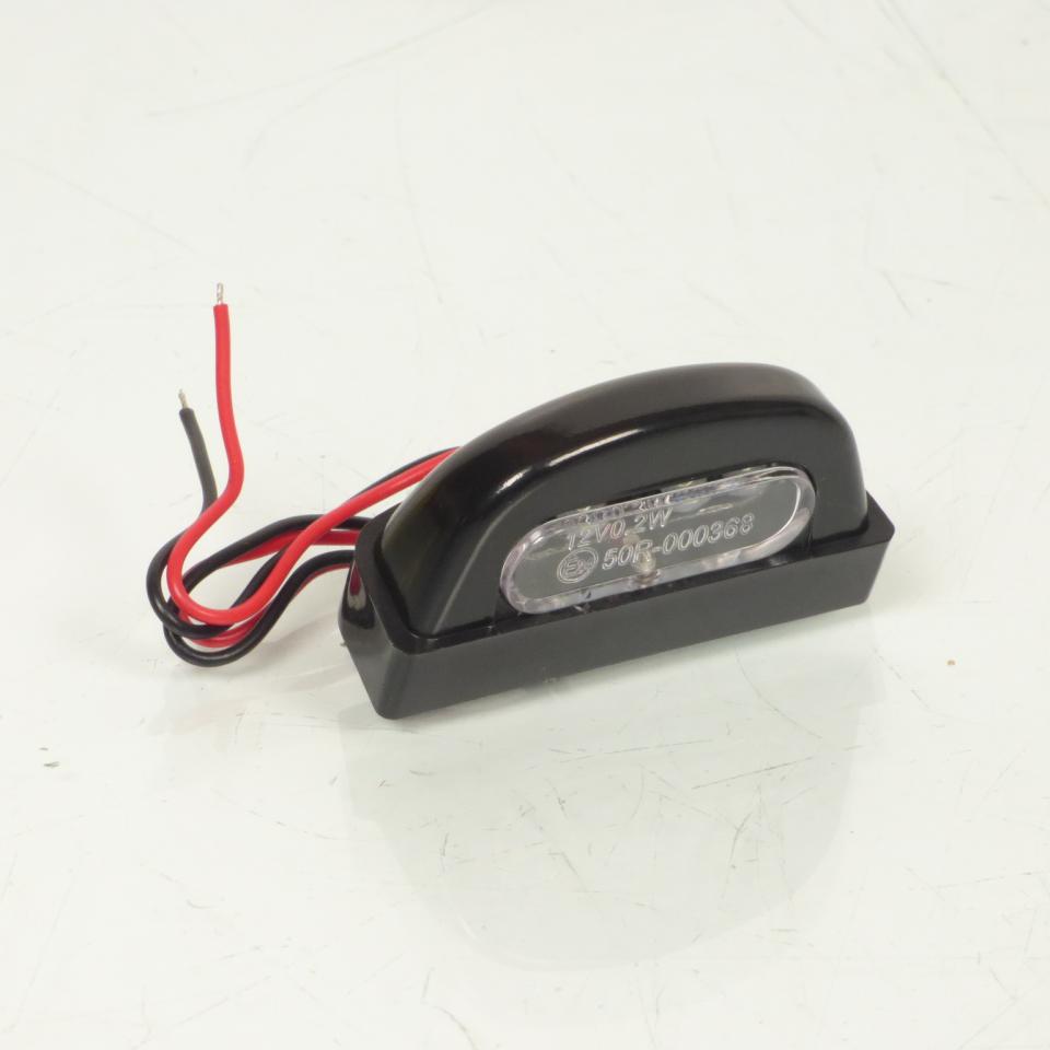 Éclairage de plaque One pour Auto 4 LED 12V noir / métal Neuf