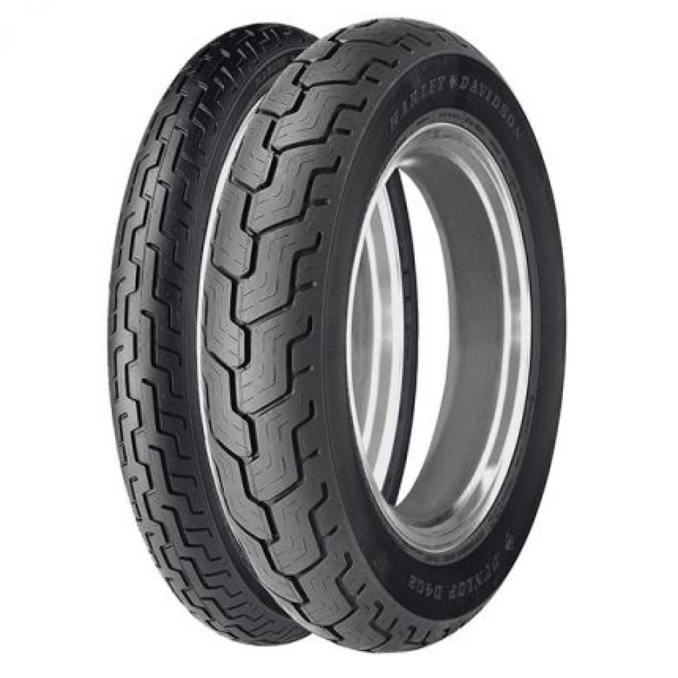 Pneu MT90-16 Dunlop pour Moto Harley Davidson 1580 Flt Series Road 2008 à 2009 AV Neuf