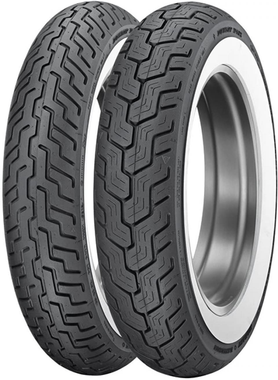 Pneu MU85-16 Dunlop pour Moto Harley Davidson 1580 Flh Series Touring 2008 à 2009 AR Neuf