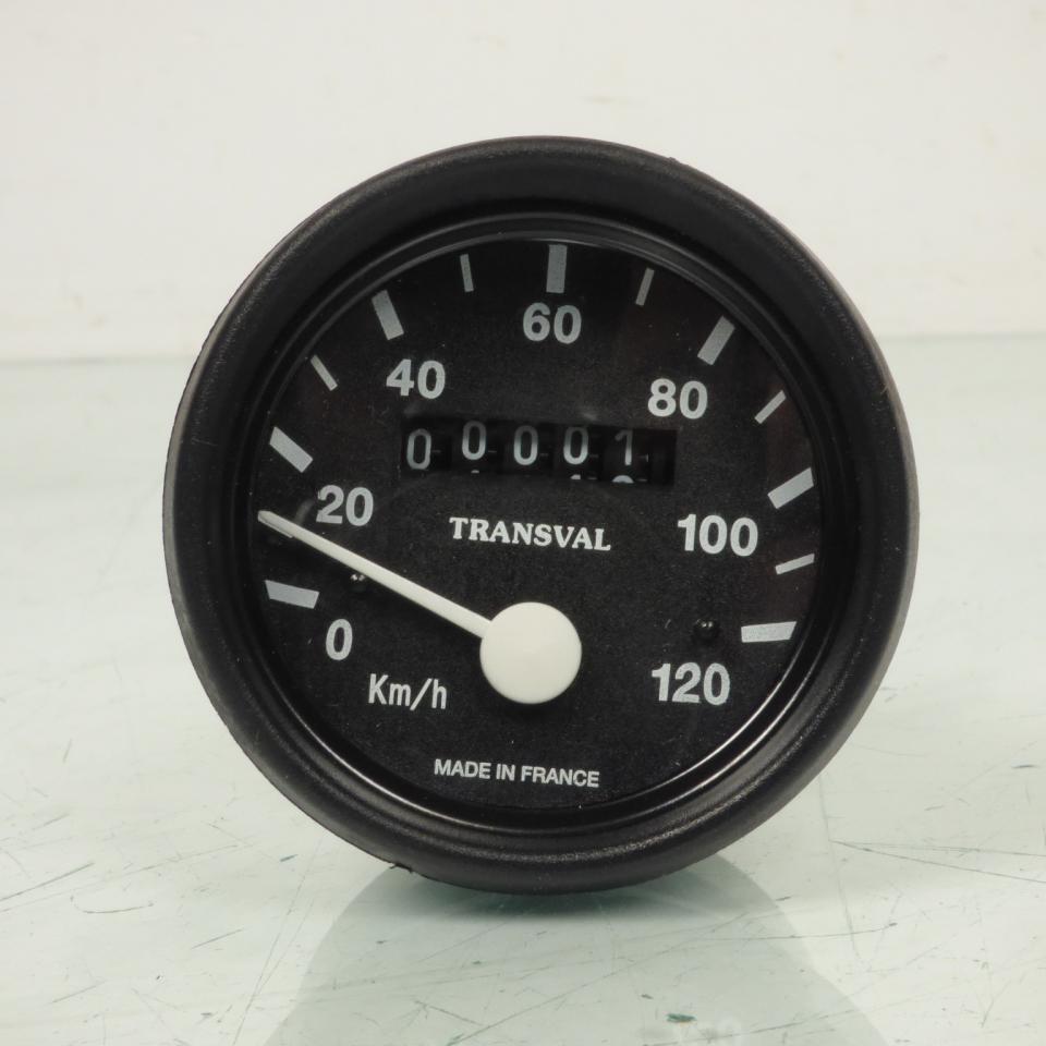 Compteur rond Transval pour mobylette MBK 50 51 121 / 5440400401204 120Kmh Neuf