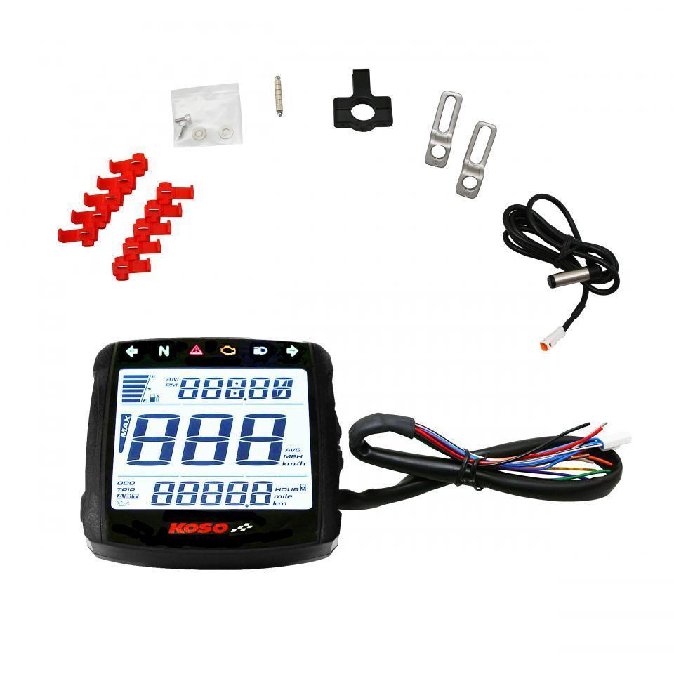 Compteur digital multifonctions 12V neuf Koso XR-01S pour moto scooter 50