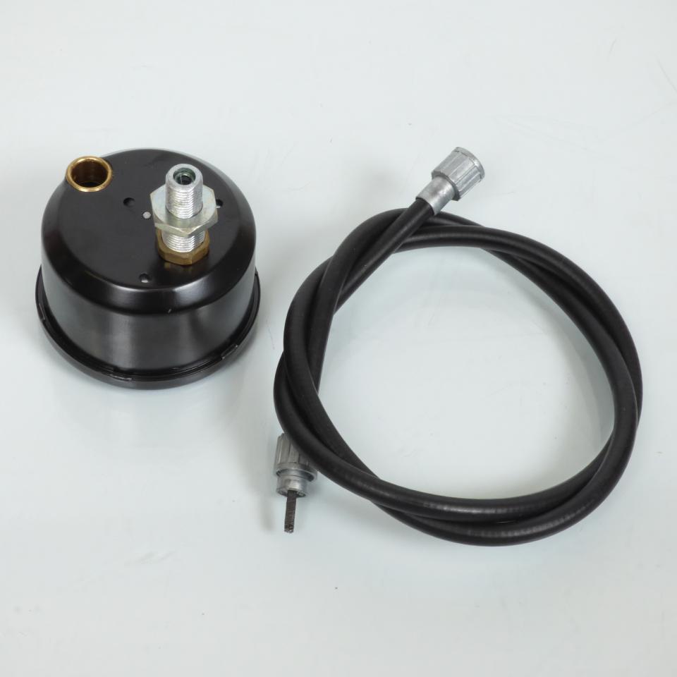 Kit compteur de vitesse rond noir 120Km/h Transval Peugeot 103 SP pour mobylette mob
