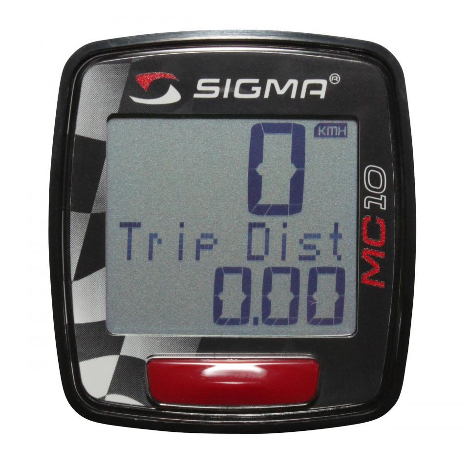 Compteur digital multifonctions Sigma MC10 Neuf pour moto vélo scooter cyclo 50