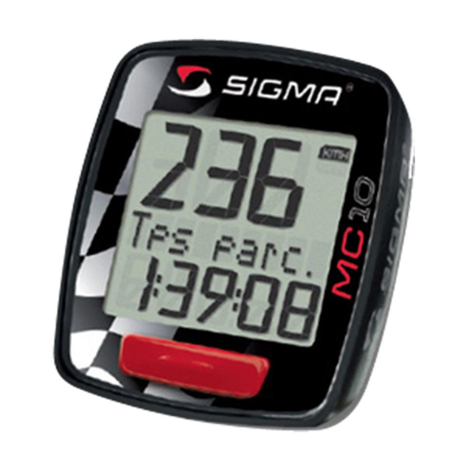 Compteur digital multifonctions Sigma MC10 Neuf pour moto vélo scooter cyclo 50