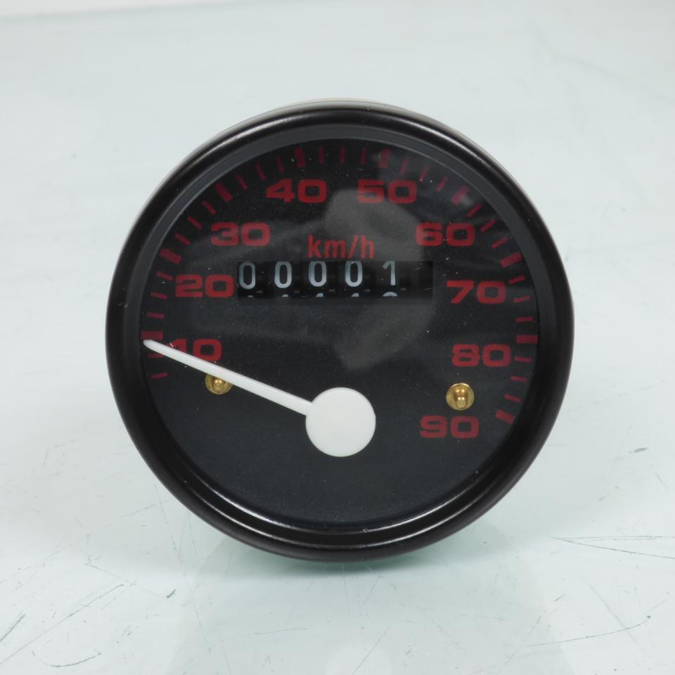 Compteur rond Transval 90Km/h pour mobylette Peugeot 103 SP cable entraineur