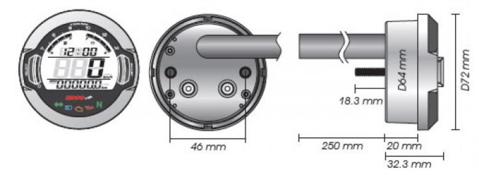 Compteur Koso pour Auto Neuf