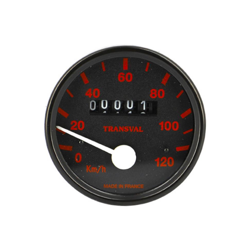 Kit compteur de vitesse rond 120Km/h Transval Peugeot 103 SP mobylette cyclo mob