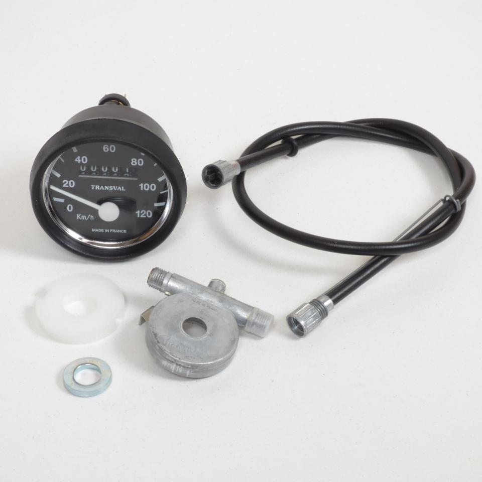 Compteur Transval pour Mobylette MBK 50 51 Super 121 / 5440400401204 120Kmh Neuf
