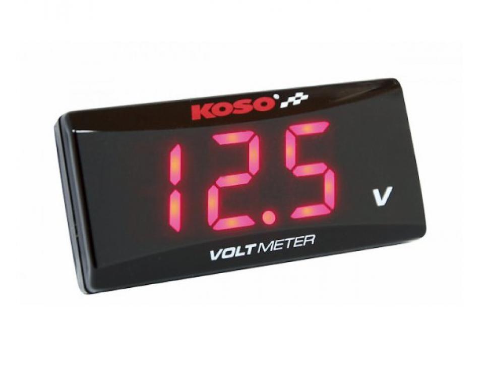 Voltmètre digital Koso extra fin neuf KO-BA024R00 pour moto scooter auto