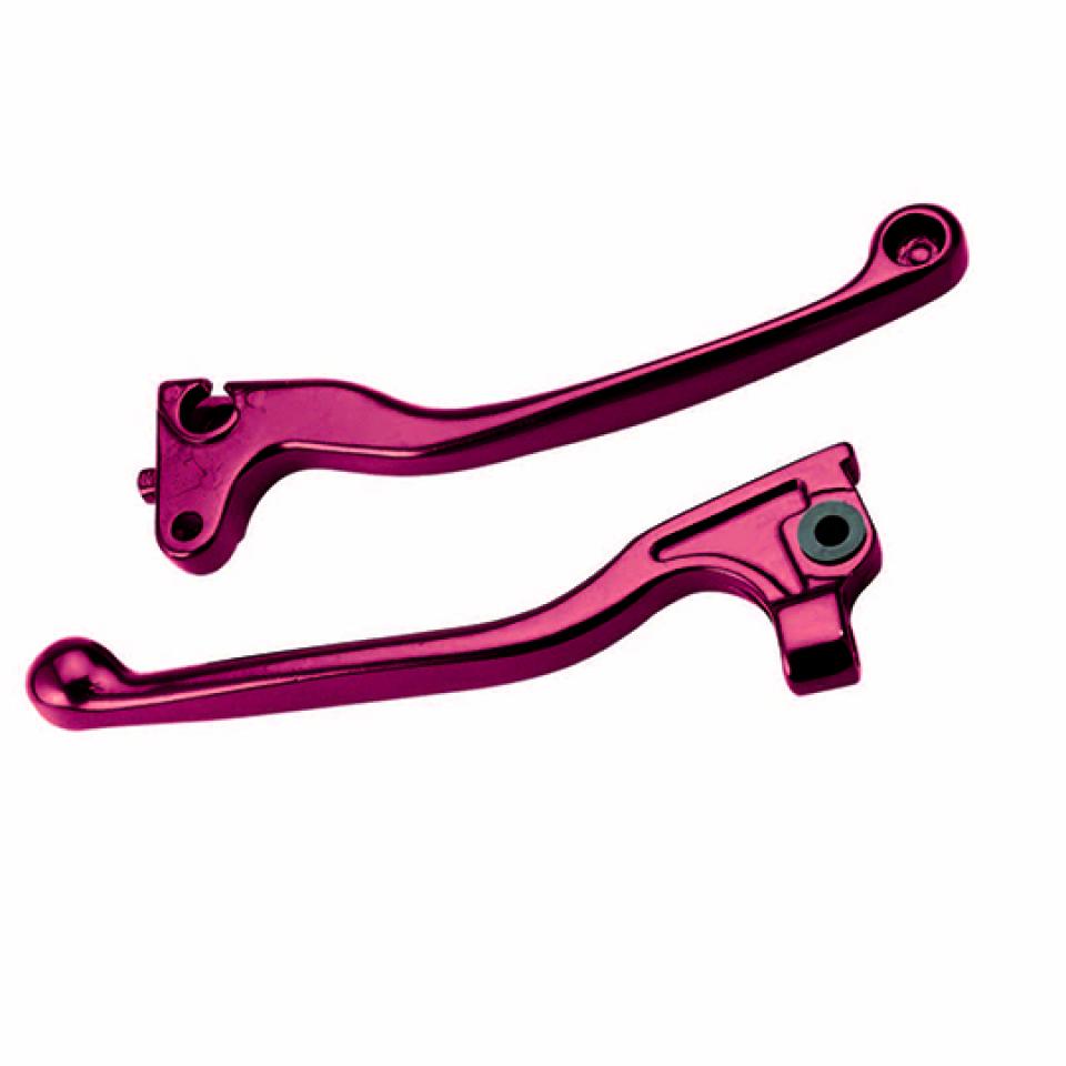 Paire de levier de frein rouge Vicma pour scooter Peugeot 50 Speedfight 1 Neuf