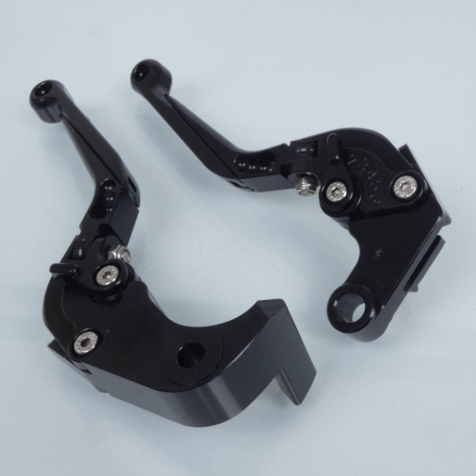 Levier Sifam pour moto BMW 1000 S Rr Dwa 2009 à 2011 alu CNC noir / paire Neuf