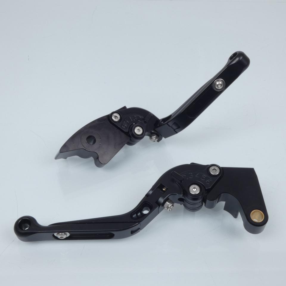 Levier Myra pour moto Honda 954 Cbr Rr Fireblade 2002 à 2003 alu noir paire Neuf