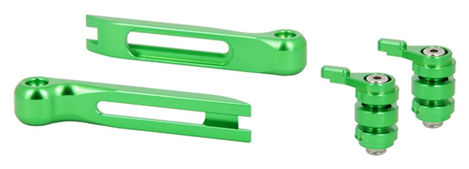 Kit embout de rechange pour levier réglable Sifam alu CNC vert moto scooter Neuf