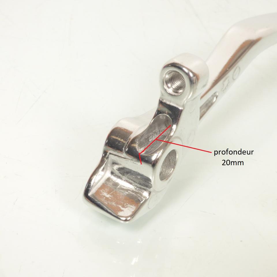 Levier frein droit pour moto Yamaha 600 FZR 1989 à 1995 14.0513 / JY-738-0 / poli Neuf