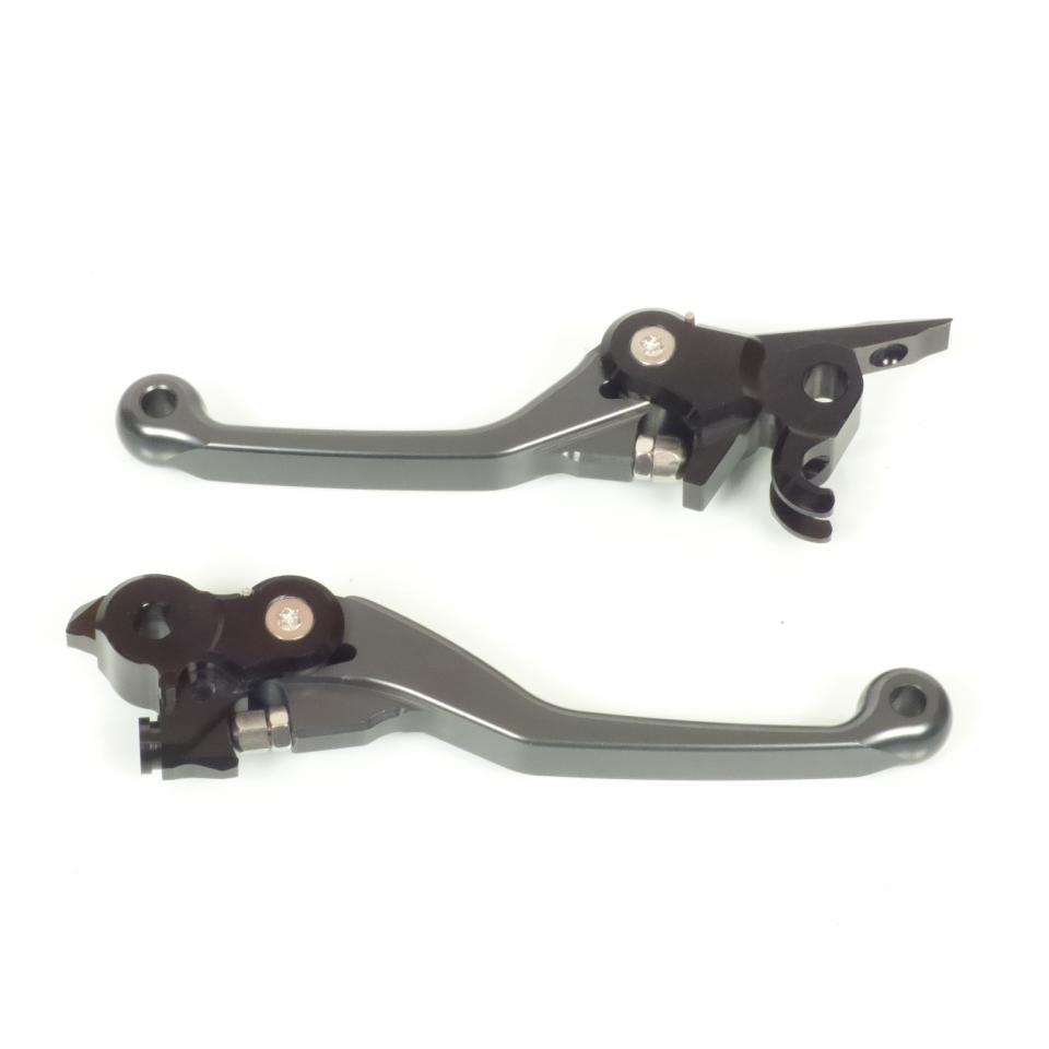 Paire de levier articulés coloris titane pour moto KTM 150 XC 2010 à 2013 neuf